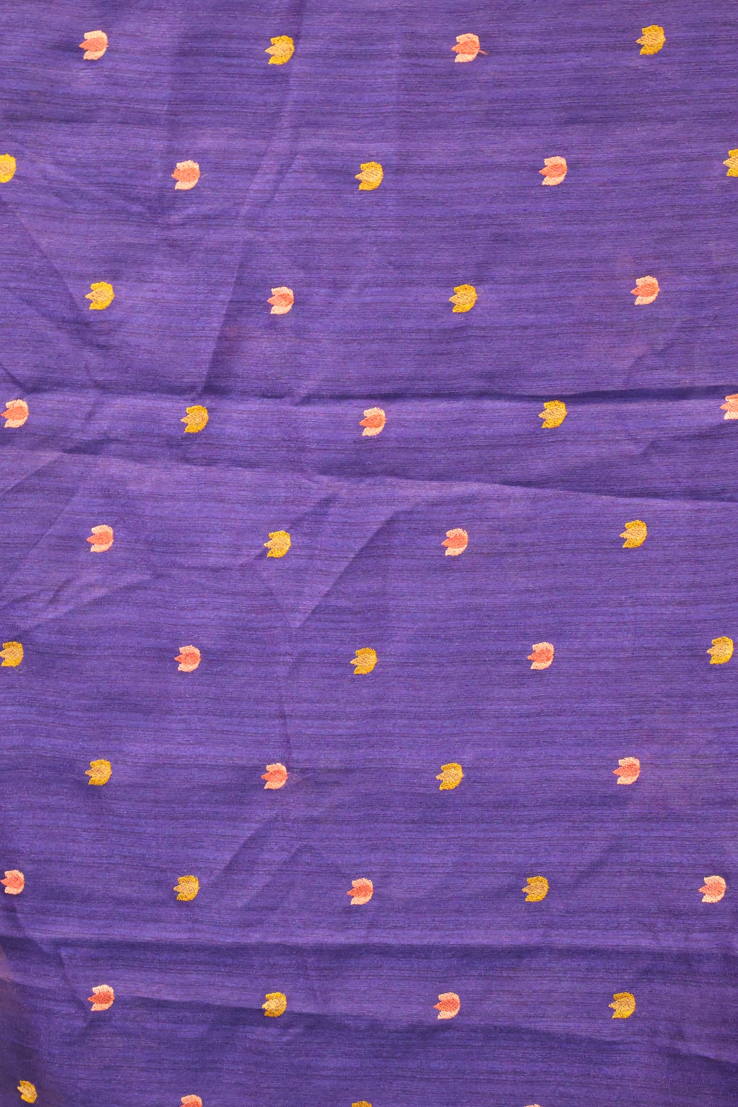 Semi Raw Silk Saree -Blue Parrot Tissue