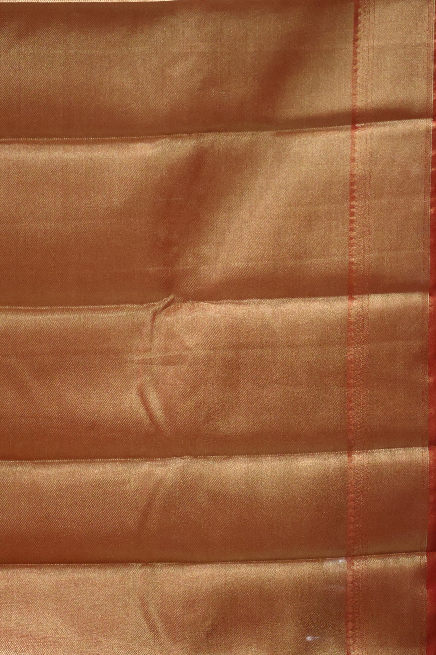 Semi Tussar Saree -Red Full Zari