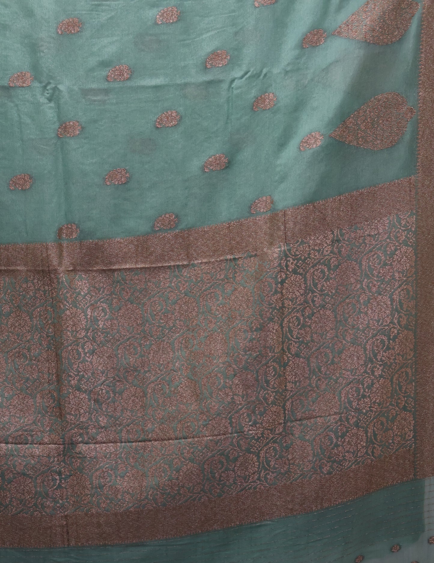 Banarasi Georgette Saree -Sea Green