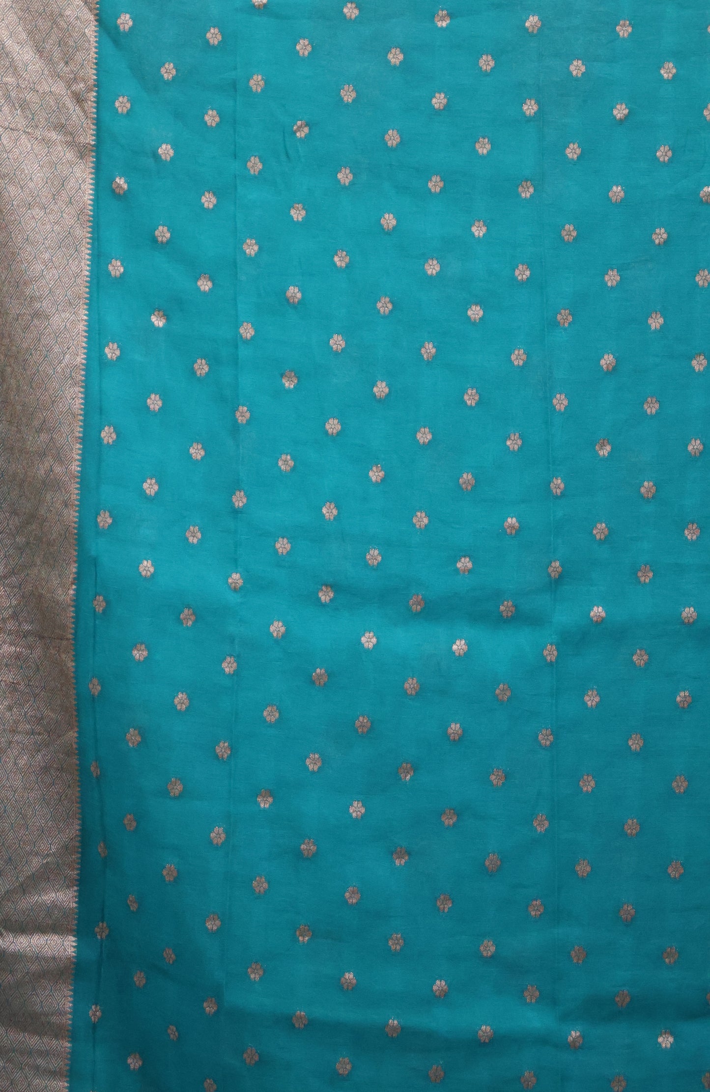 Banarasi Georgette Saree -Peacock Green
