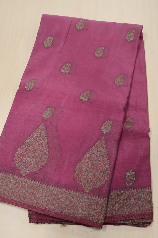 Banarasi Georgette Saree -Pastle Purple