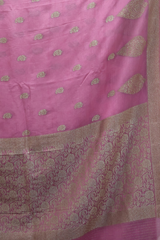 Banarasi Georgette Saree -Pastle Purple