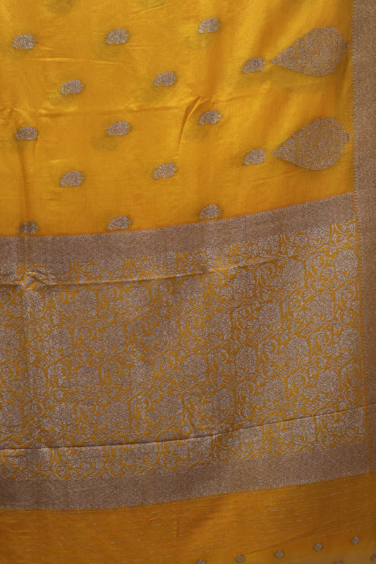 Banarasi Georgette Saree -Mustard