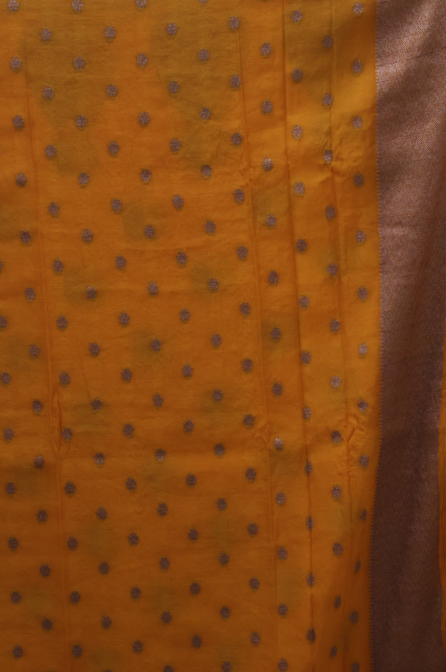 Banarasi Georgette Saree -Mustard