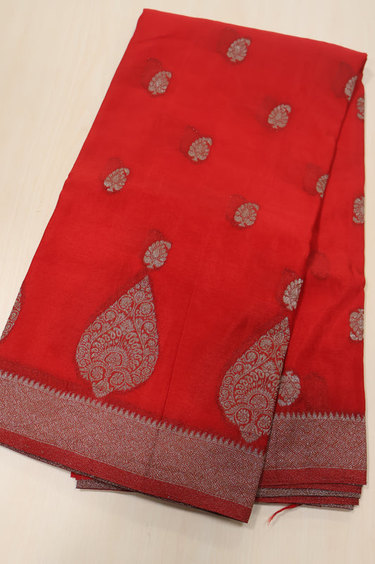 Banarasi Georgette Saree -Red