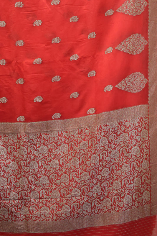 Banarasi Georgette Saree -Red