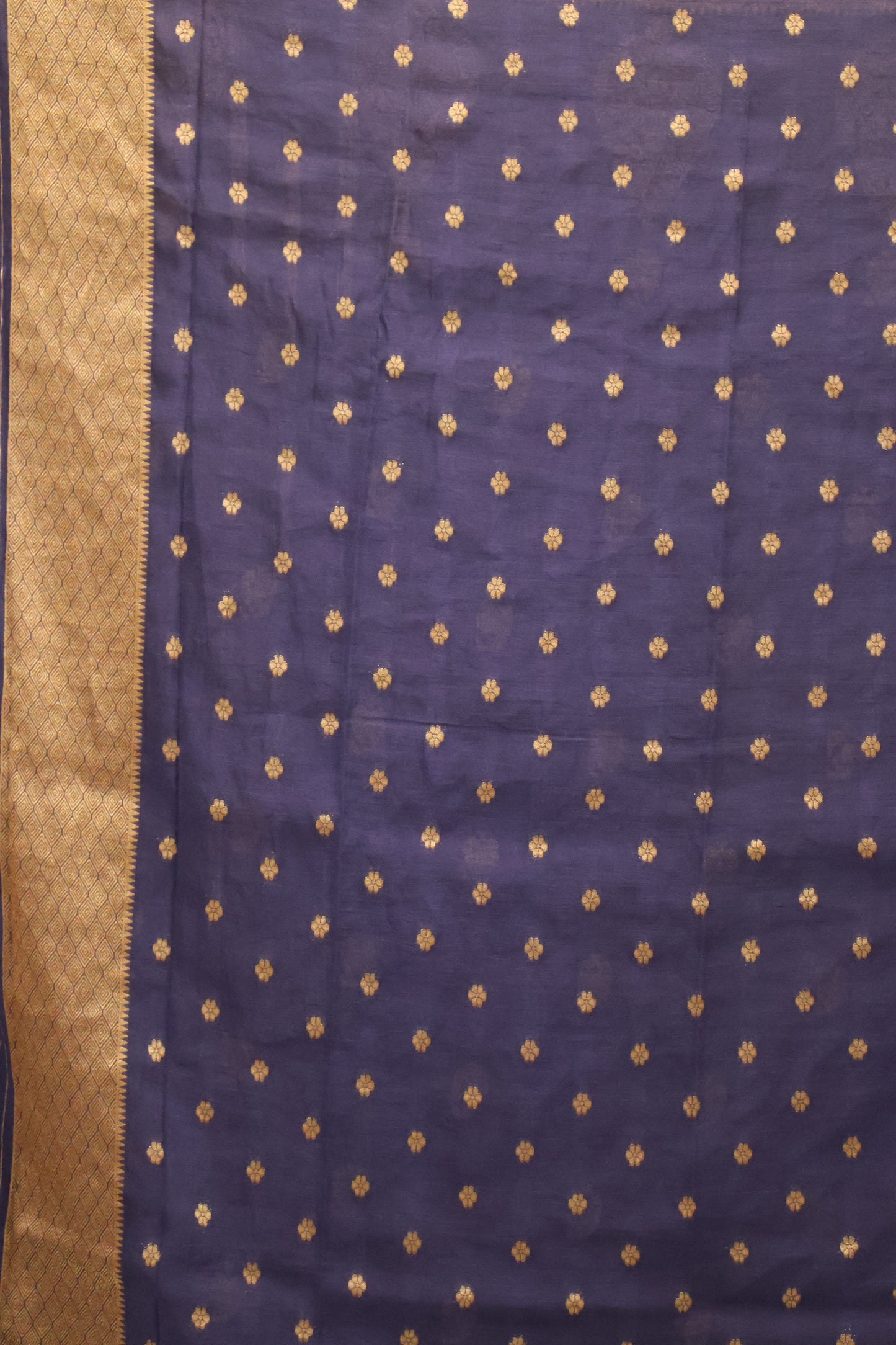 Banarasi Georgette Saree - Navy Blue
