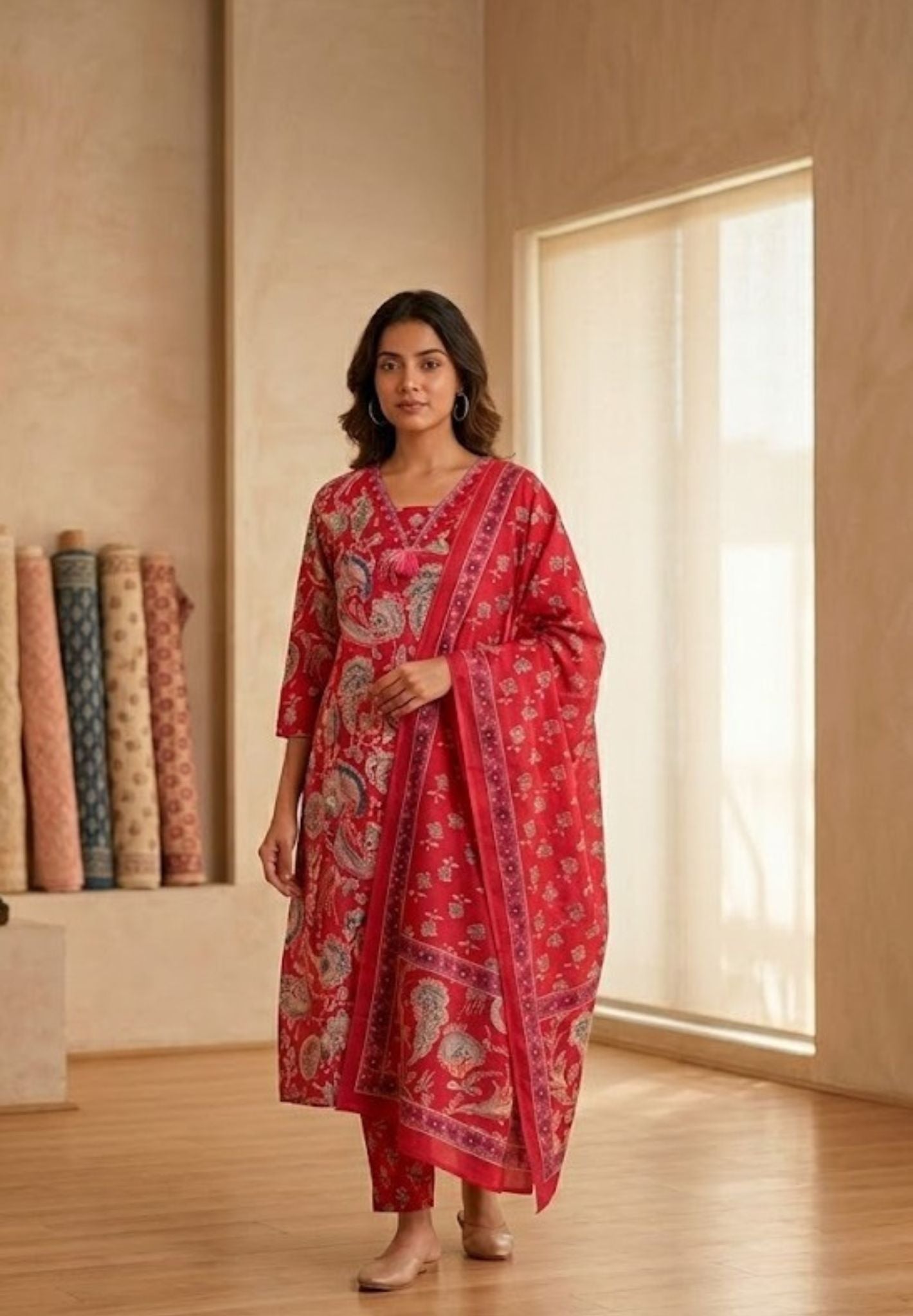 3Pc Salwar Batik Print