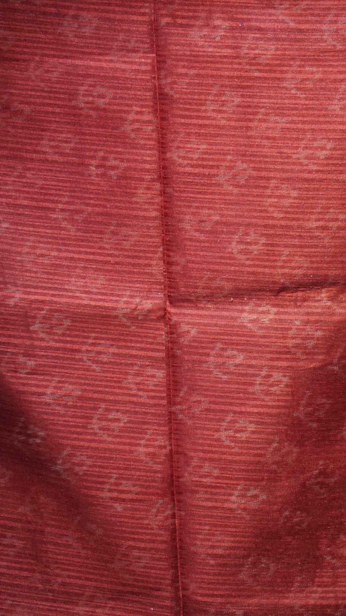 Jute Cotton Saree - Maroon & Onion Pink