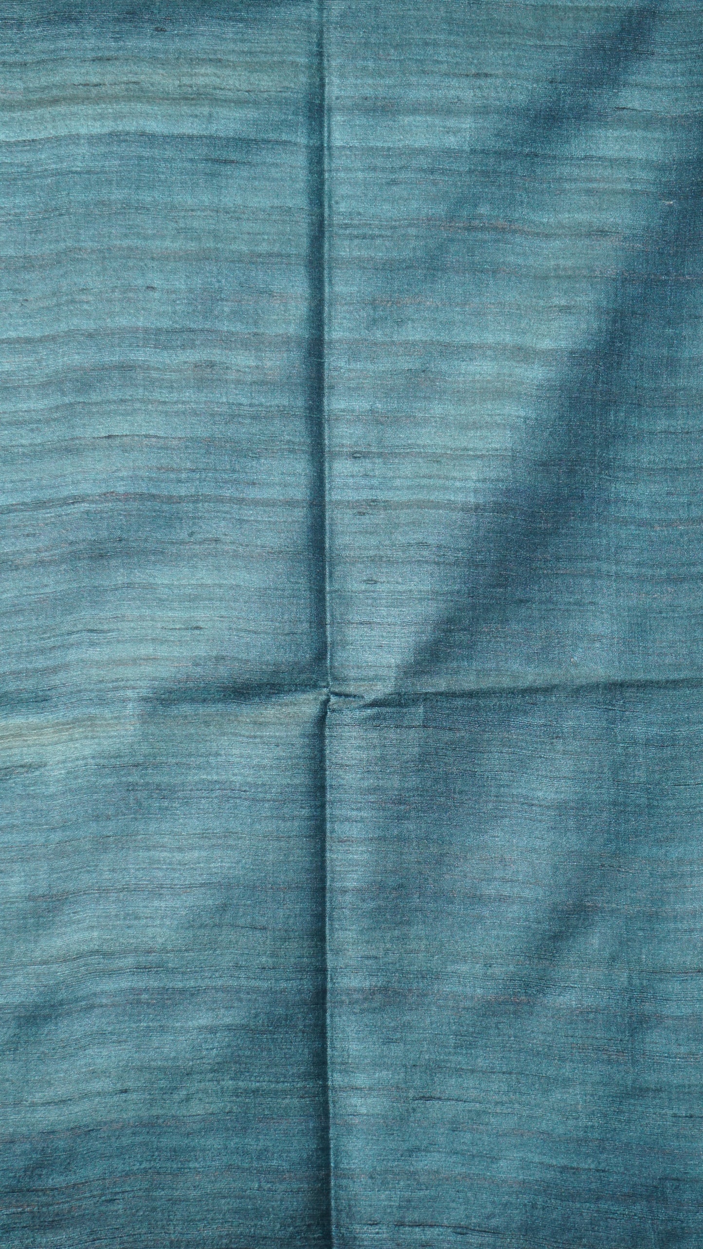 Pure Tussar Saree - Peacock Blue