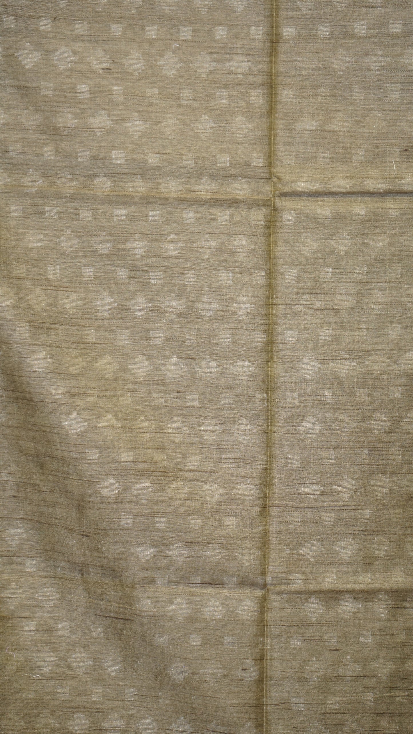 Banswara Cotton Saree - Olive Green