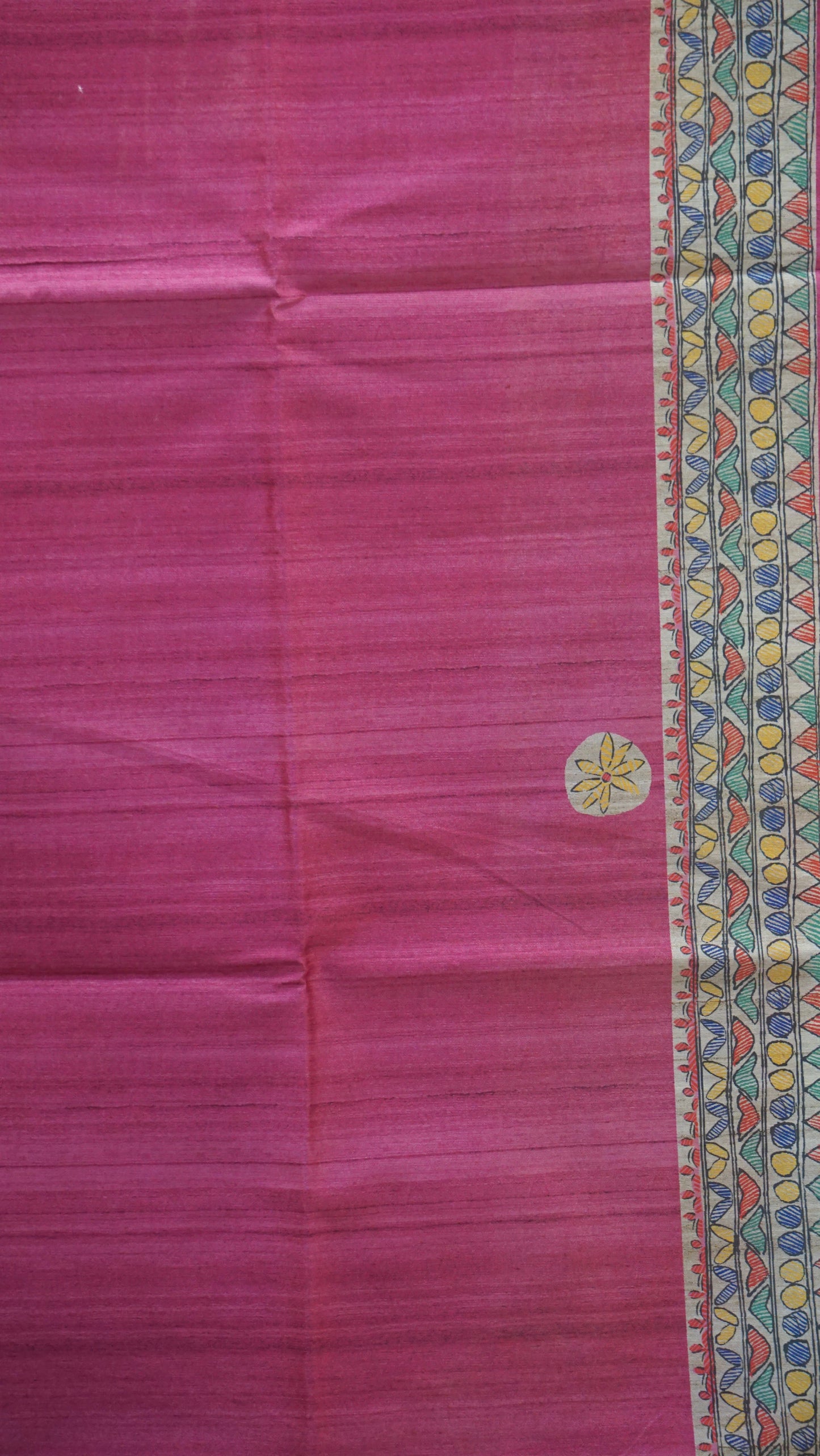 Gicha Tussar Saree - Pink
