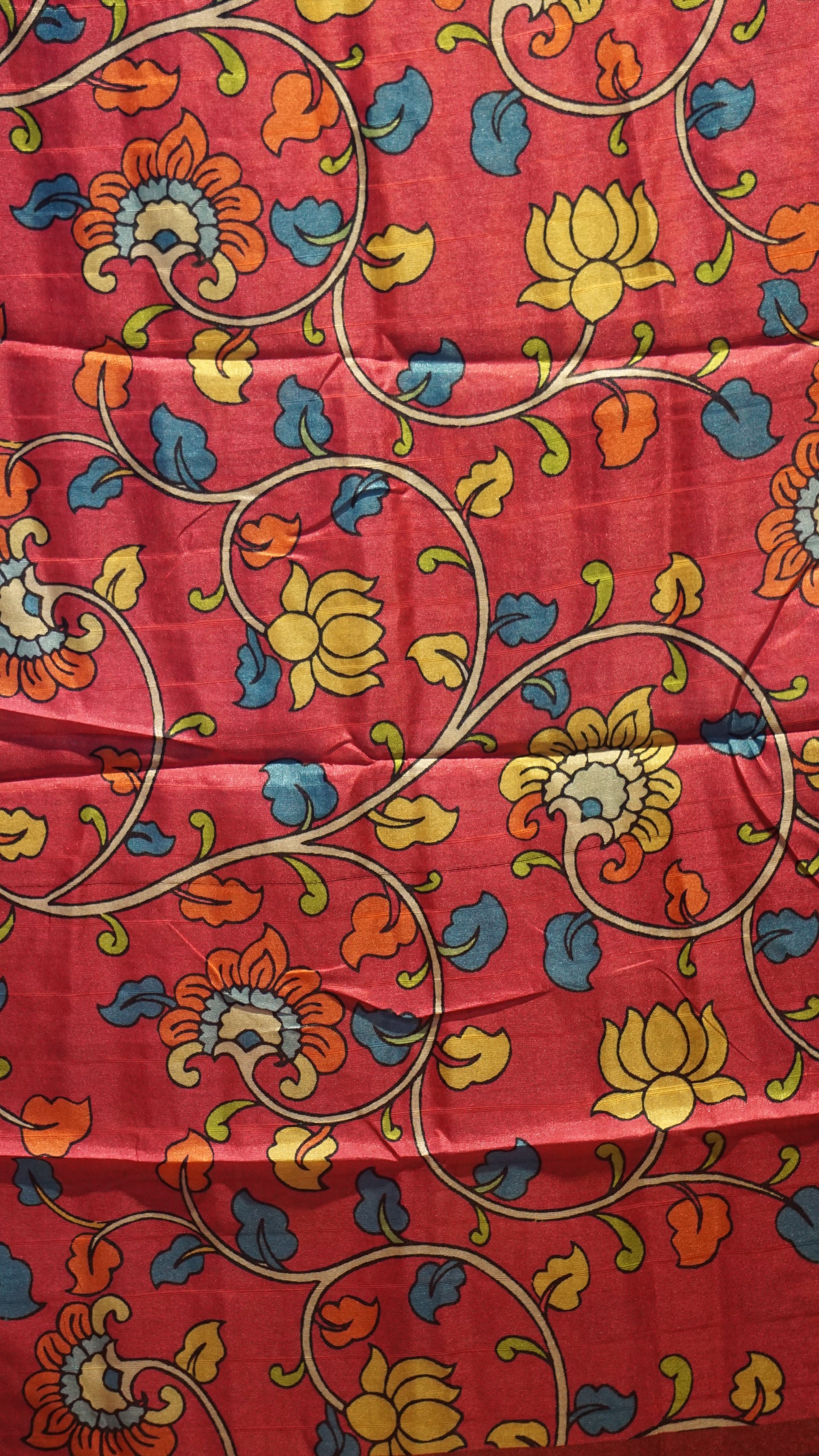 Semi Tussar Saree - Blue
