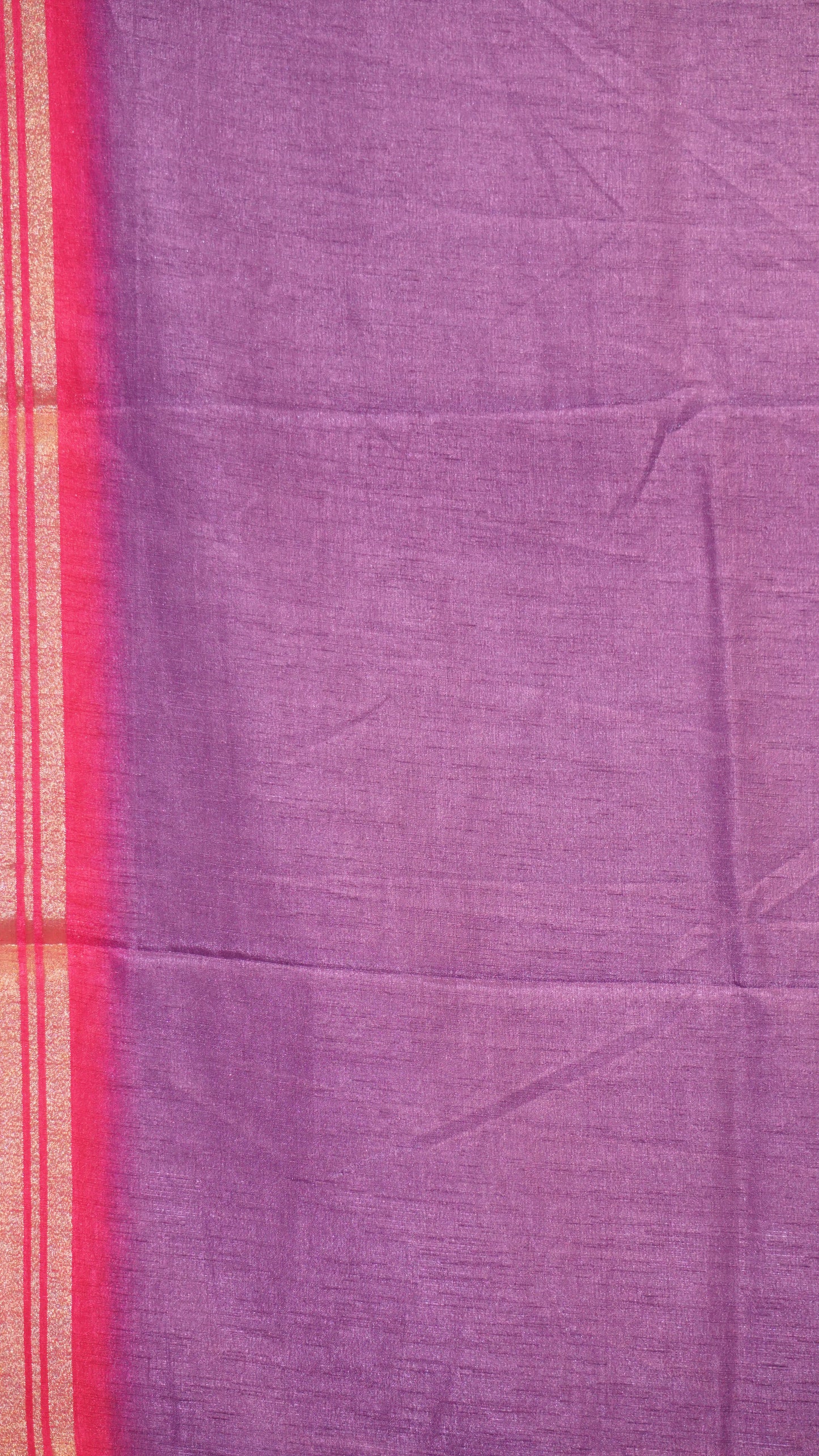 Shiffon Saree Cow Print Lavender - Pink