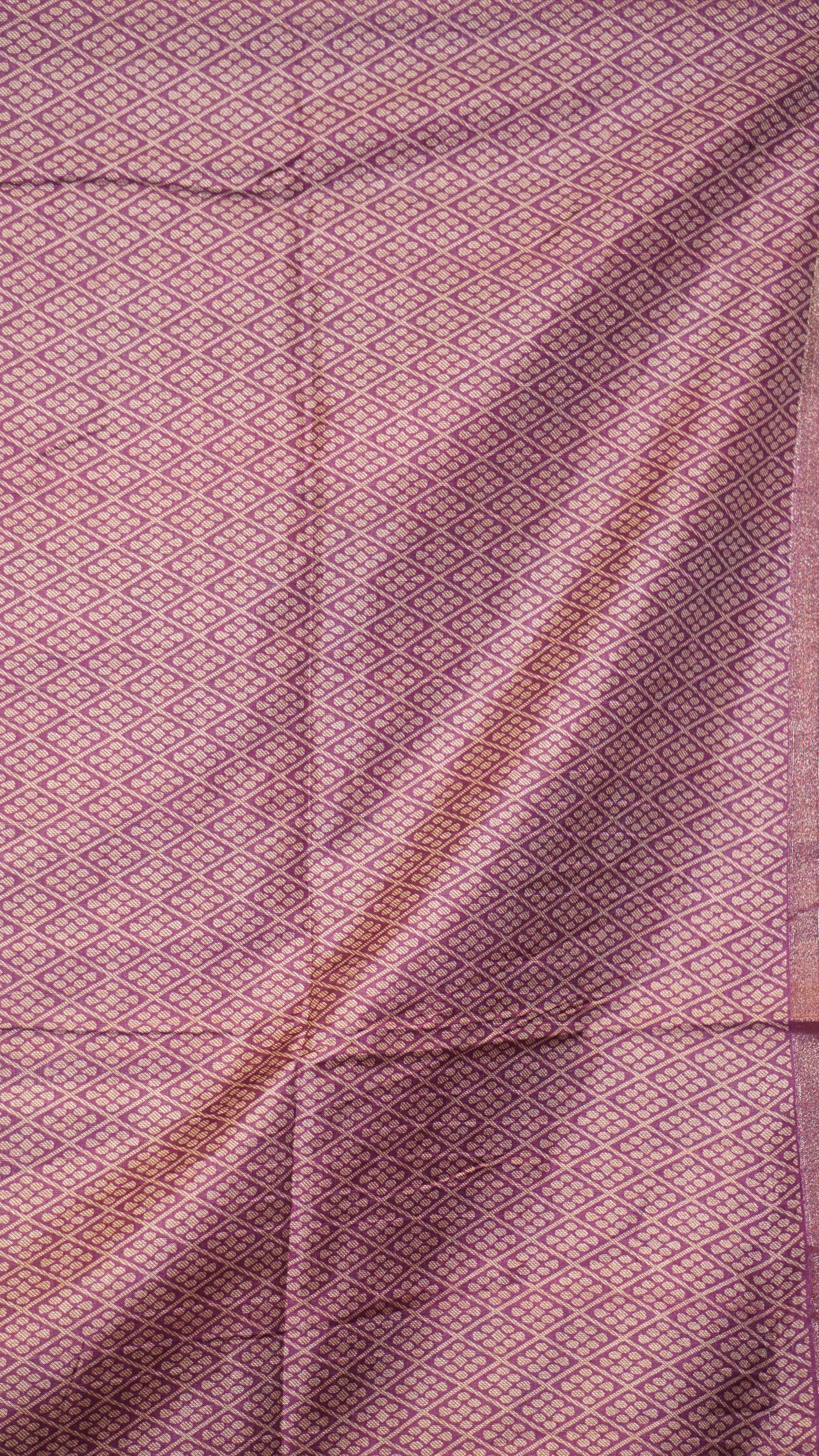 Semi Tussar Saree Light Brown