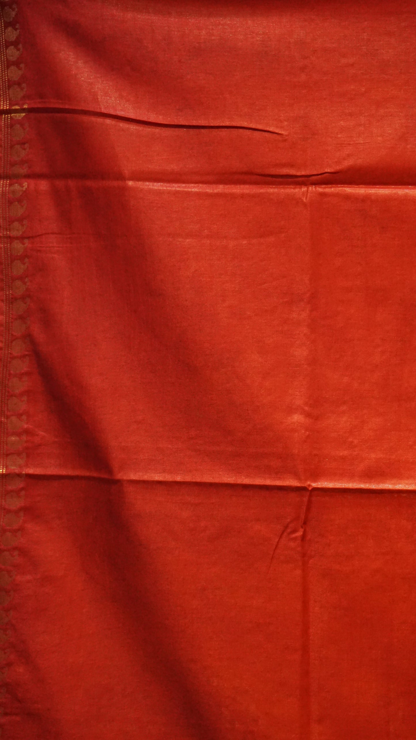 Semi Linen Kalamkari Saree Yellow