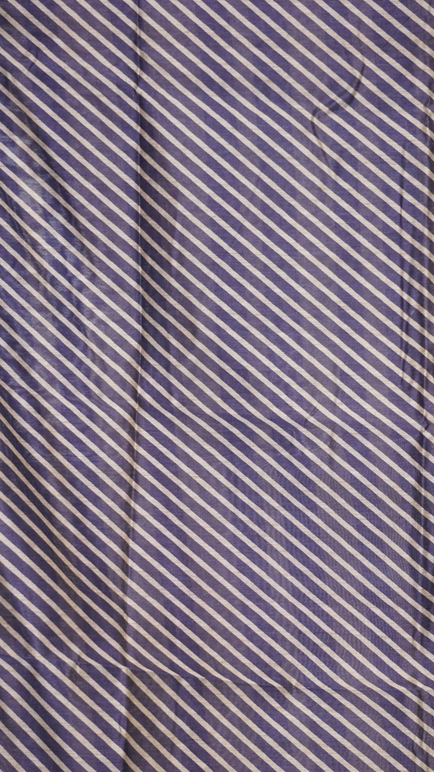 Gicha Tussar Saree Phulwari Design Navy Blue