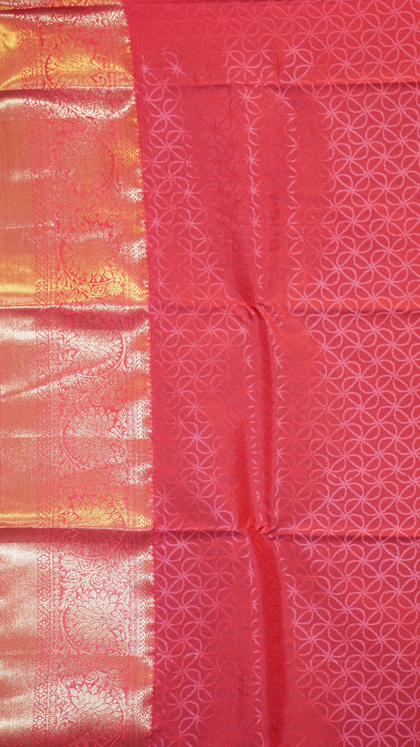 Semi Kanjeevaram Saree Peacock Green