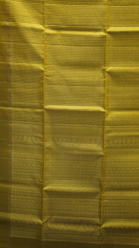 Pure Soft Silk Saree Vairoosi Weave - Gold