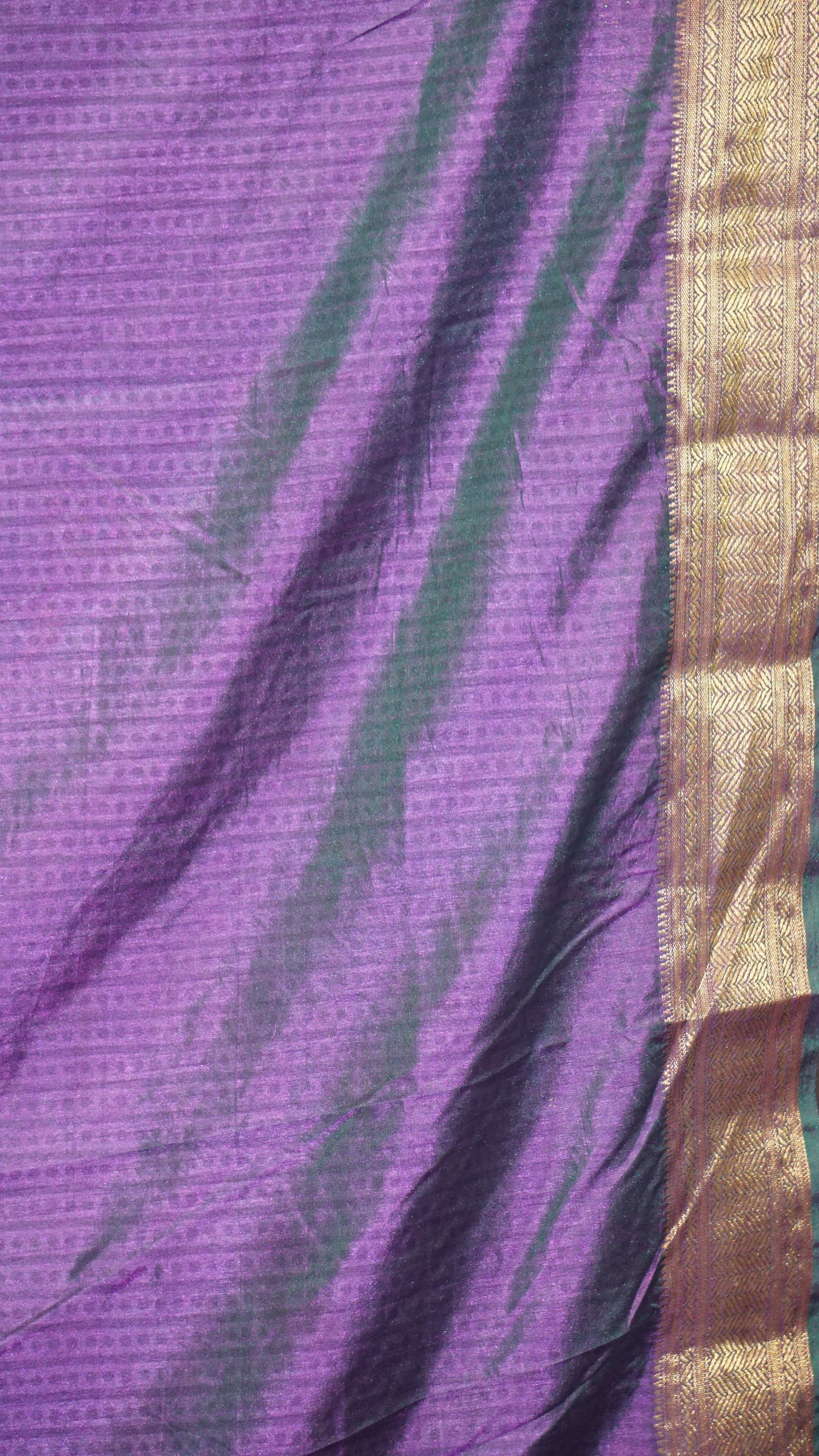 Semi Pattola Saree Kalamkari Print Royal Blue
