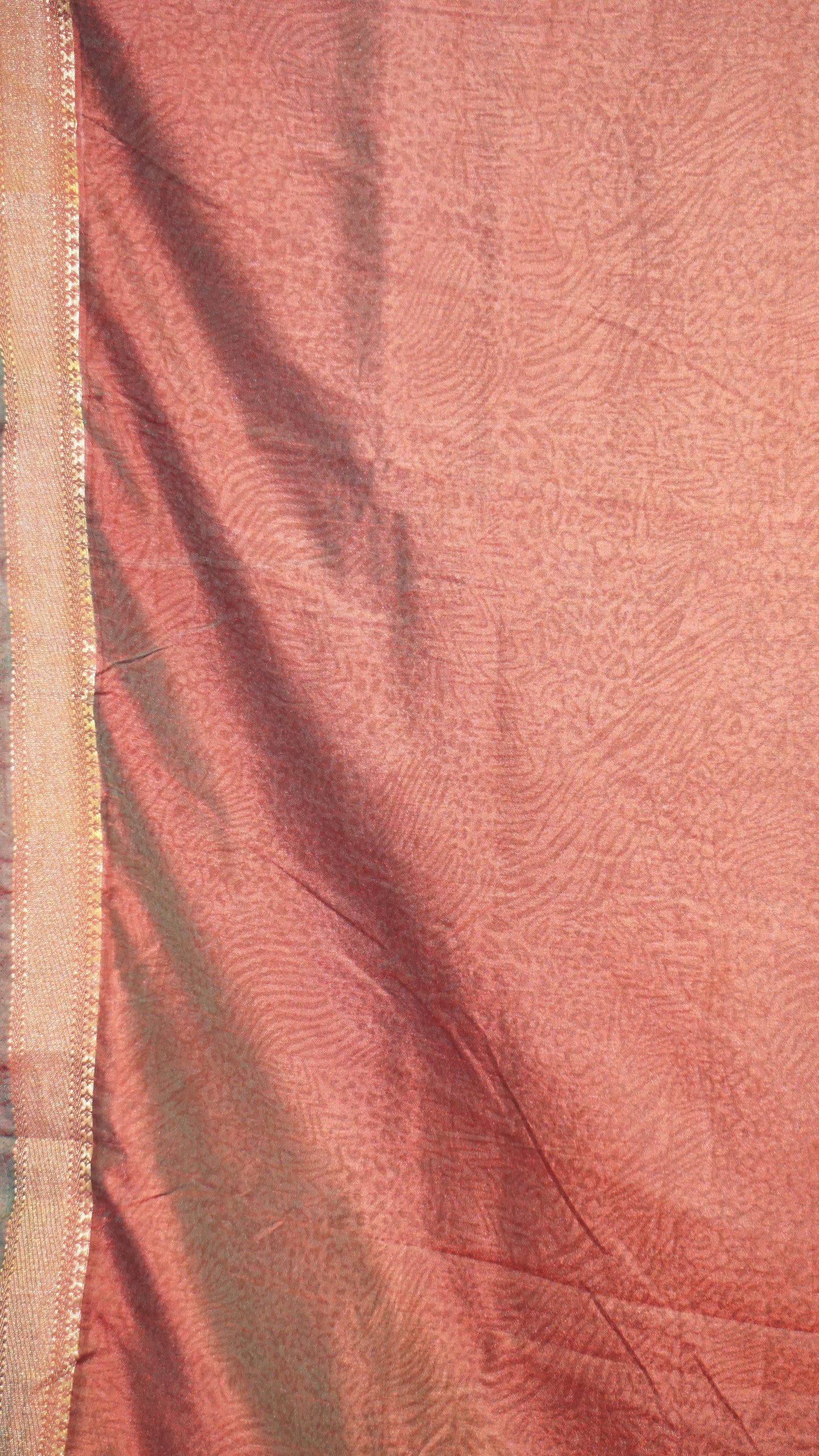 Semi Pattola Saree Kolam Print - Bottle Green