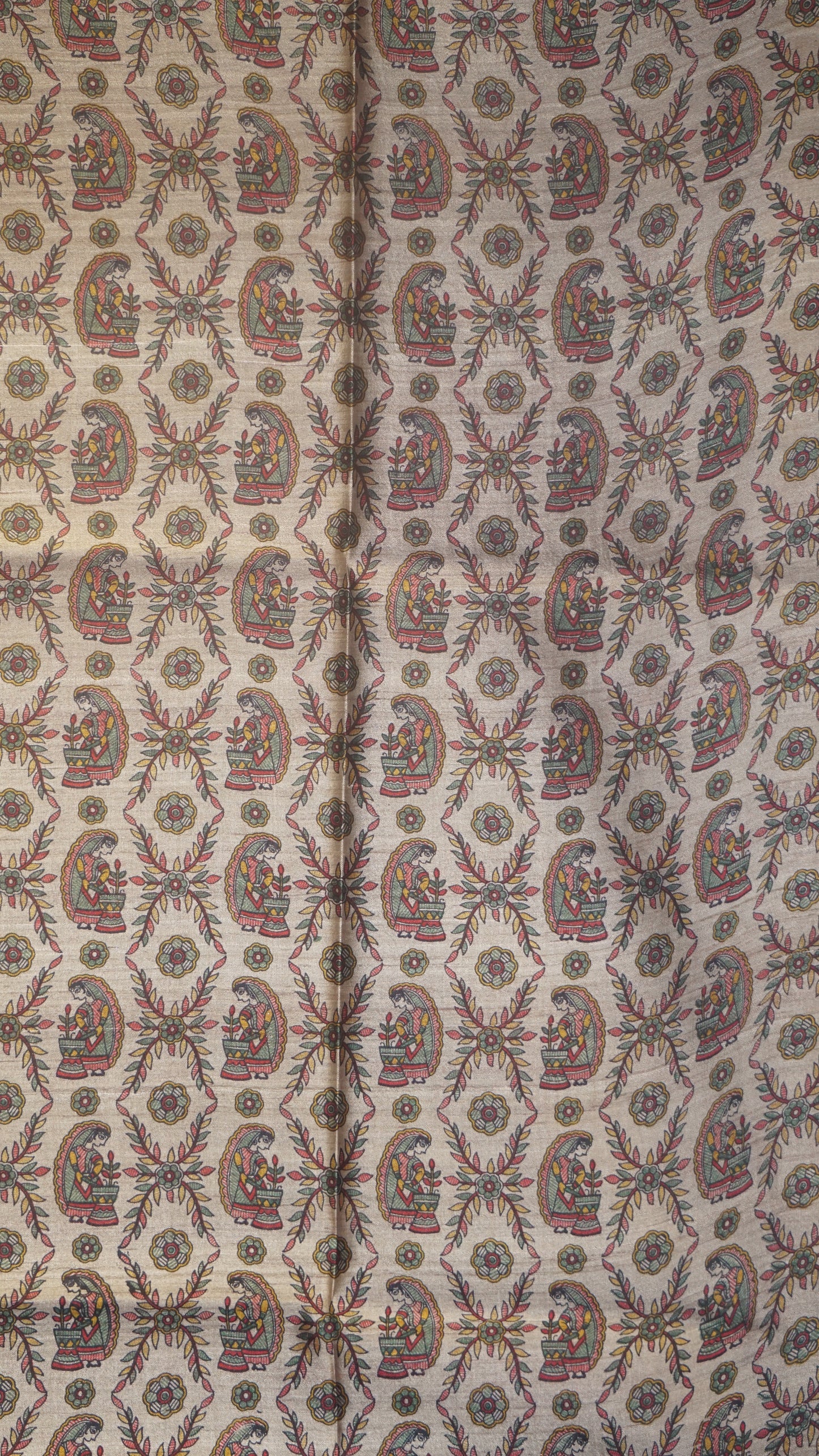 Pure Tussar Saree - Brick Red