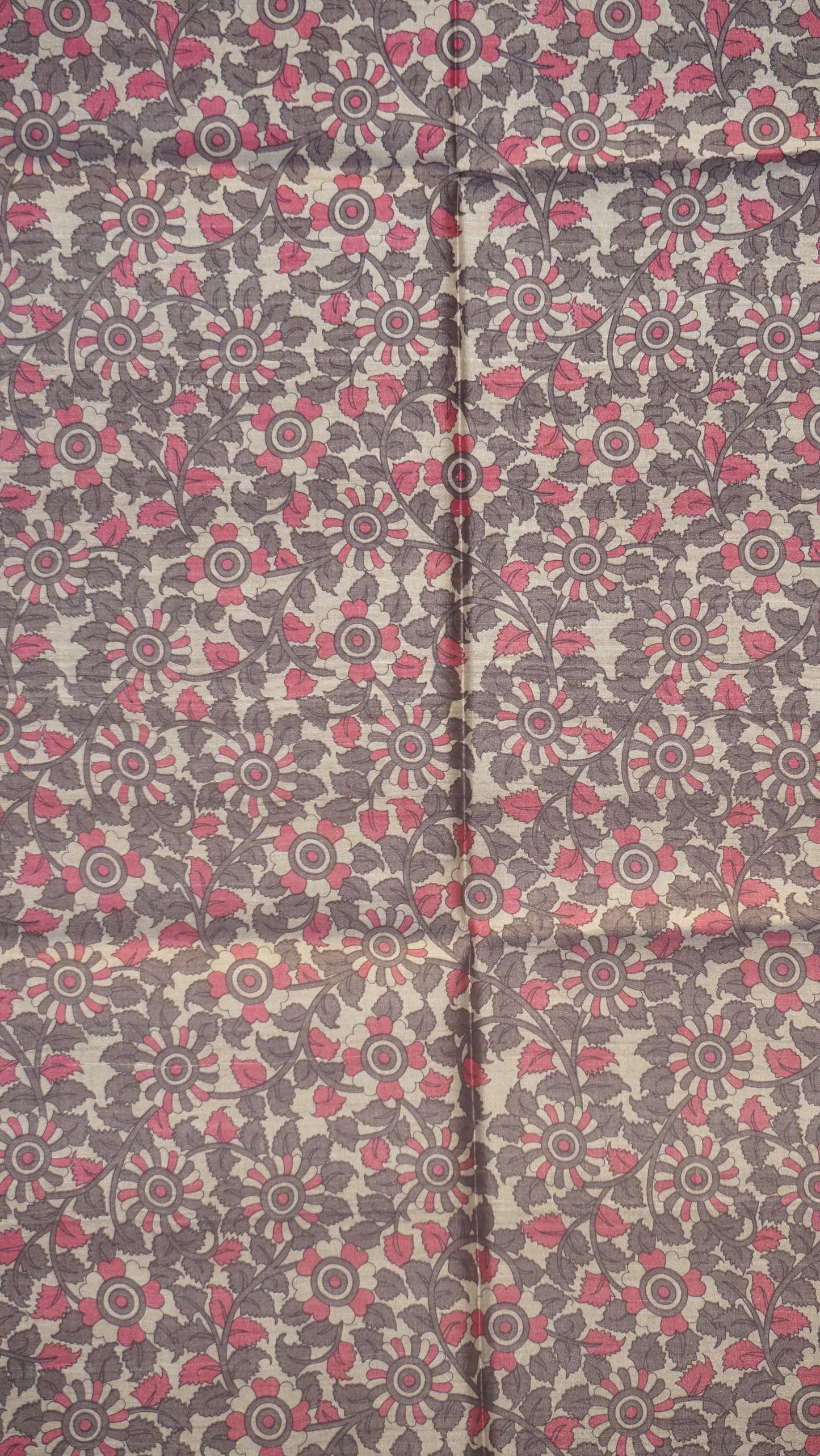 Pure Tussar Saree - Chocolate Brown