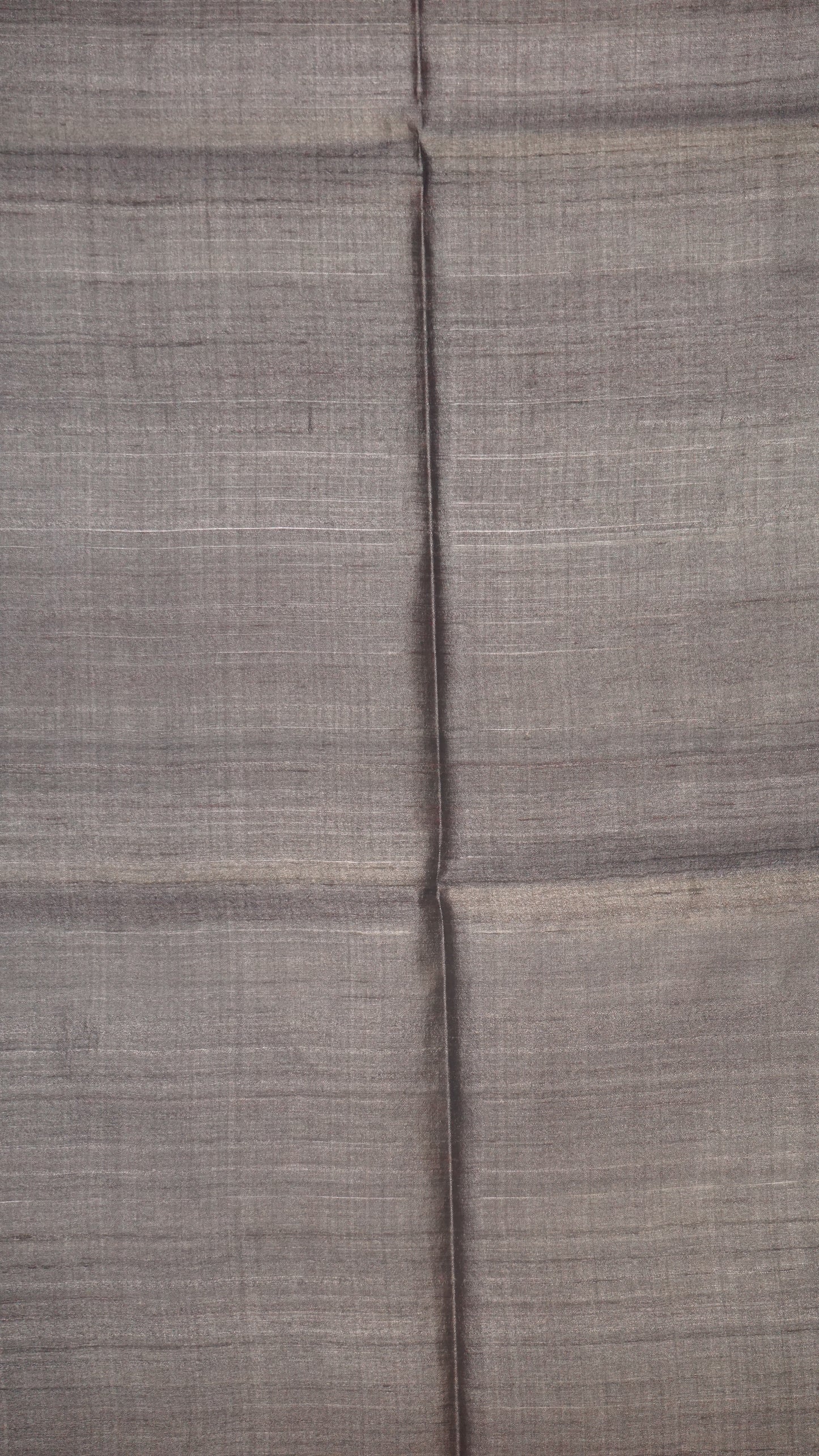 Pure Tussar Saree - Red & Grey