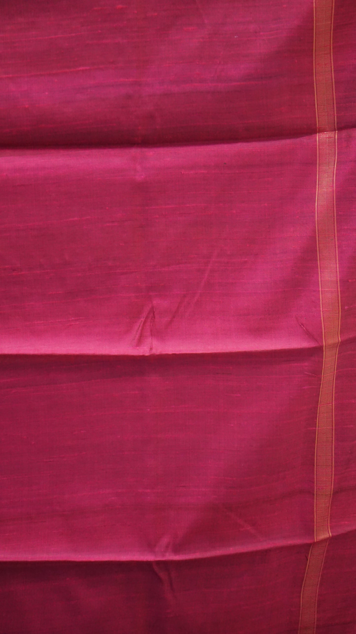 Pure Dupion Silk Saree - Parrot Green With Purple