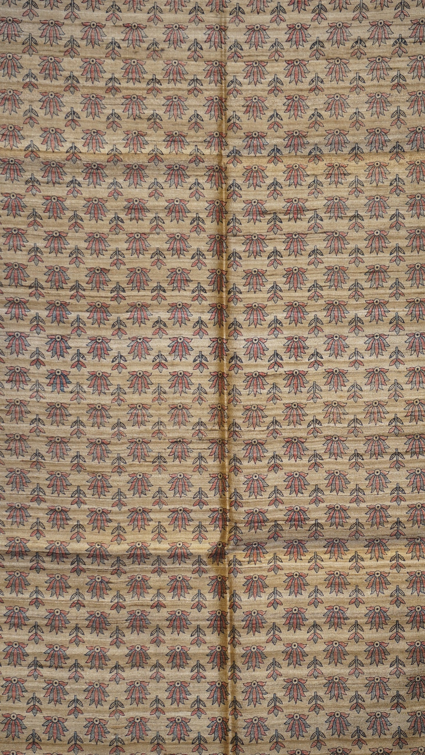 Pure Tussar Saree - Mustard Yellow