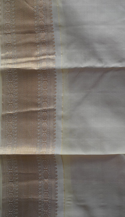 Pure Kanjivaram Saree Pink - Cream