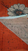 Mul Mul Cotton Saree Red to Black thumbnail