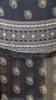 Shiffon Printed Saree Black With Zari Border thumbnail