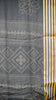 Shiffon Printed Saree Black With Zari Border thumbnail