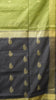 Maheswari Cotton Saree Butterfly Print- Green thumbnail