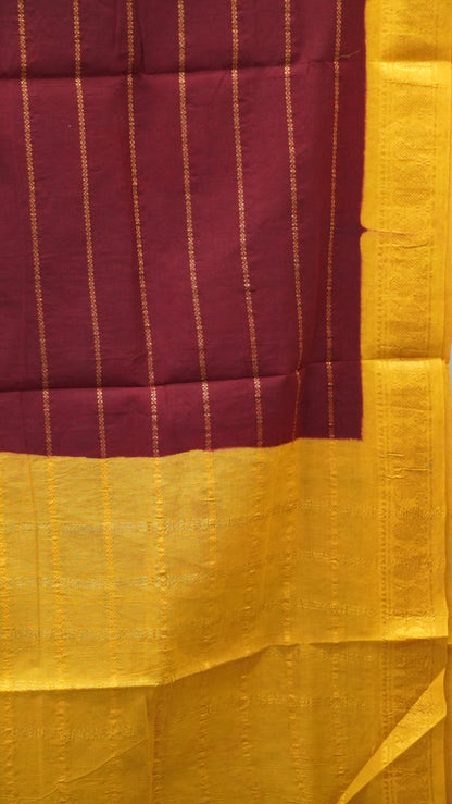 Sungudi Cotton Saree Checks Veldhari-Araku