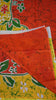 Mul Mul Cotton Saree Red to Yellow thumbnail