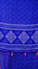 Shiffon Saree Arrow Print With Gap Zari Border Purple To Red thumbnail