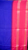 Shiffon Saree Arrow Print With Gap Zari Border Purple To Red thumbnail