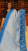 Semi Tussar Arrow Print Sky Blue thumbnail