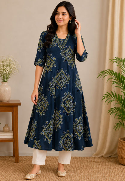 Kurti-Bandhini Pattern