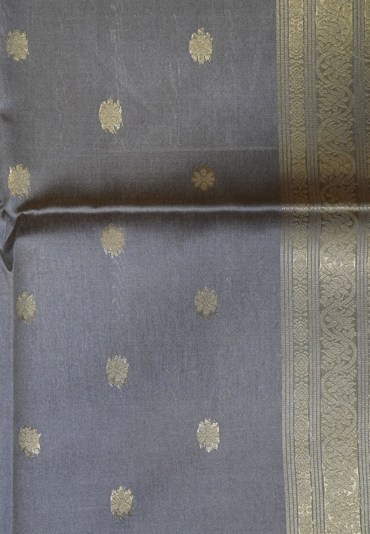 Semi Tussar Saree - Mauve