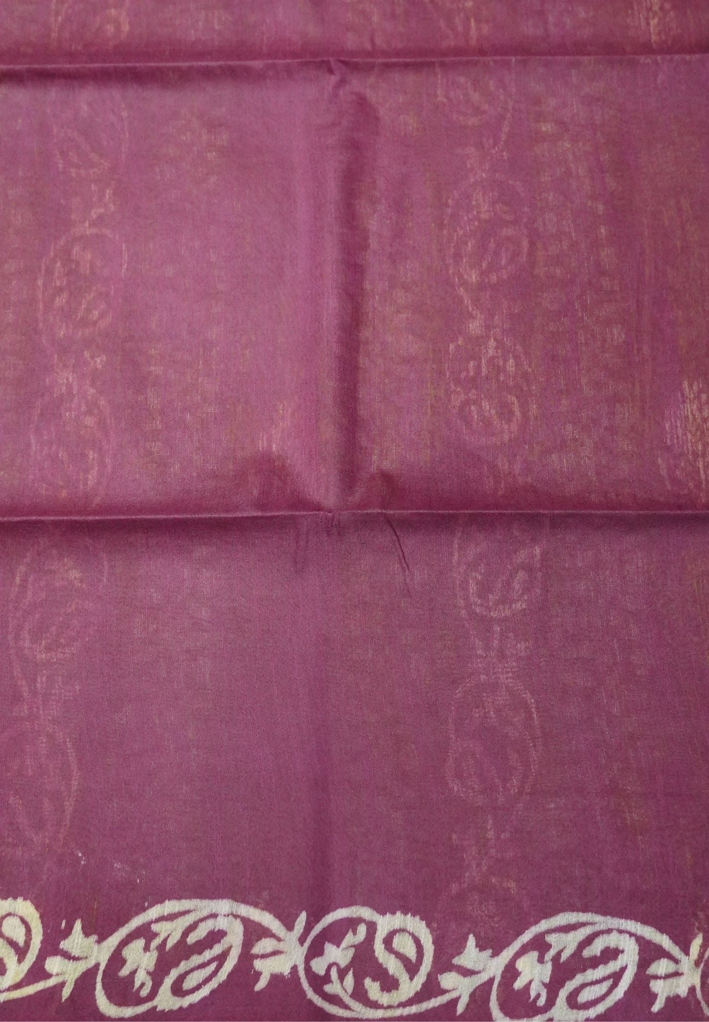 Bhagalpur Cotton Saree-Olive Green