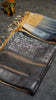 Vazhai Naaru Pattu Saree Vanasigaram Metalic Grey to Sandal thumbnail