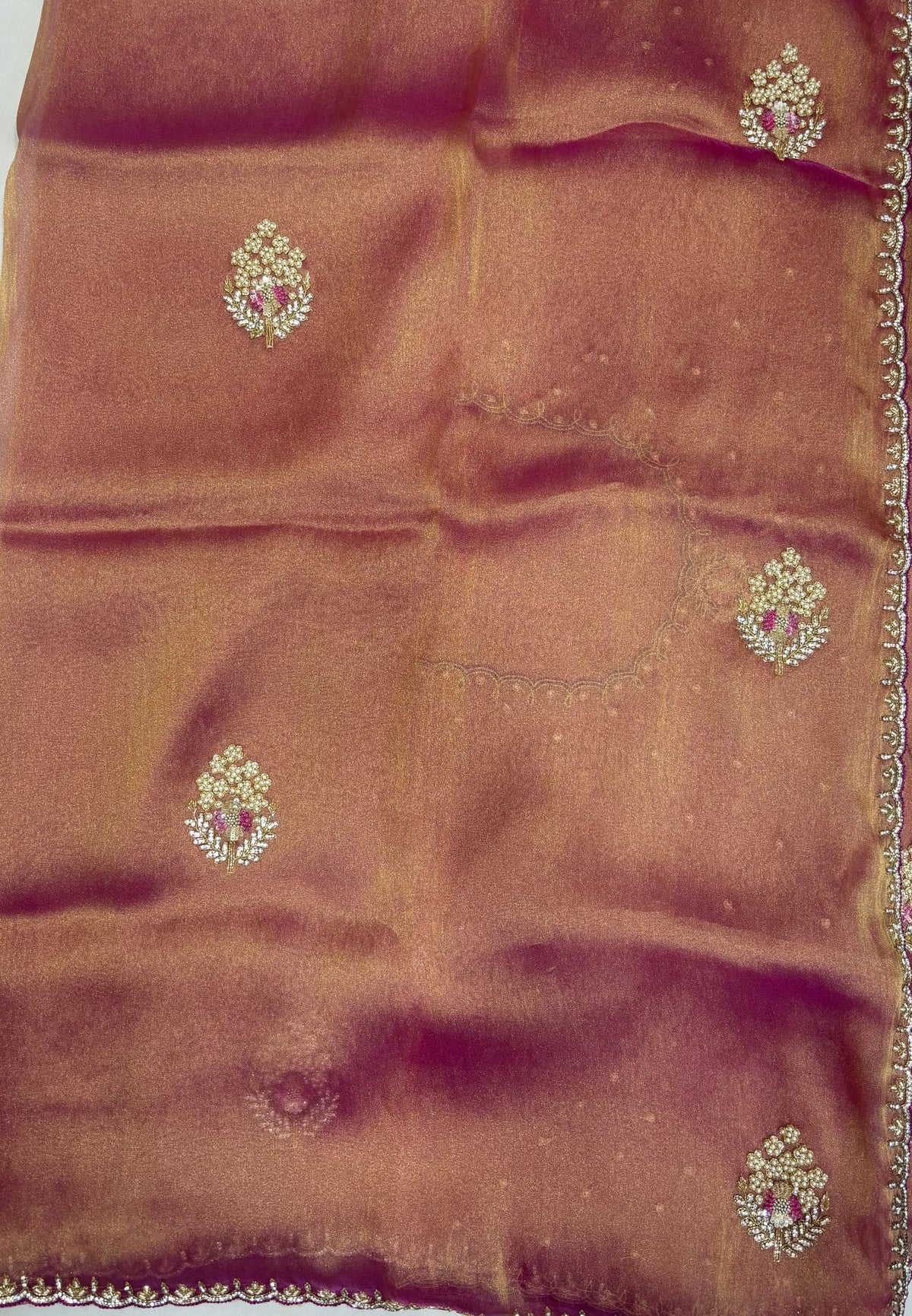 Designer Saree-Pink