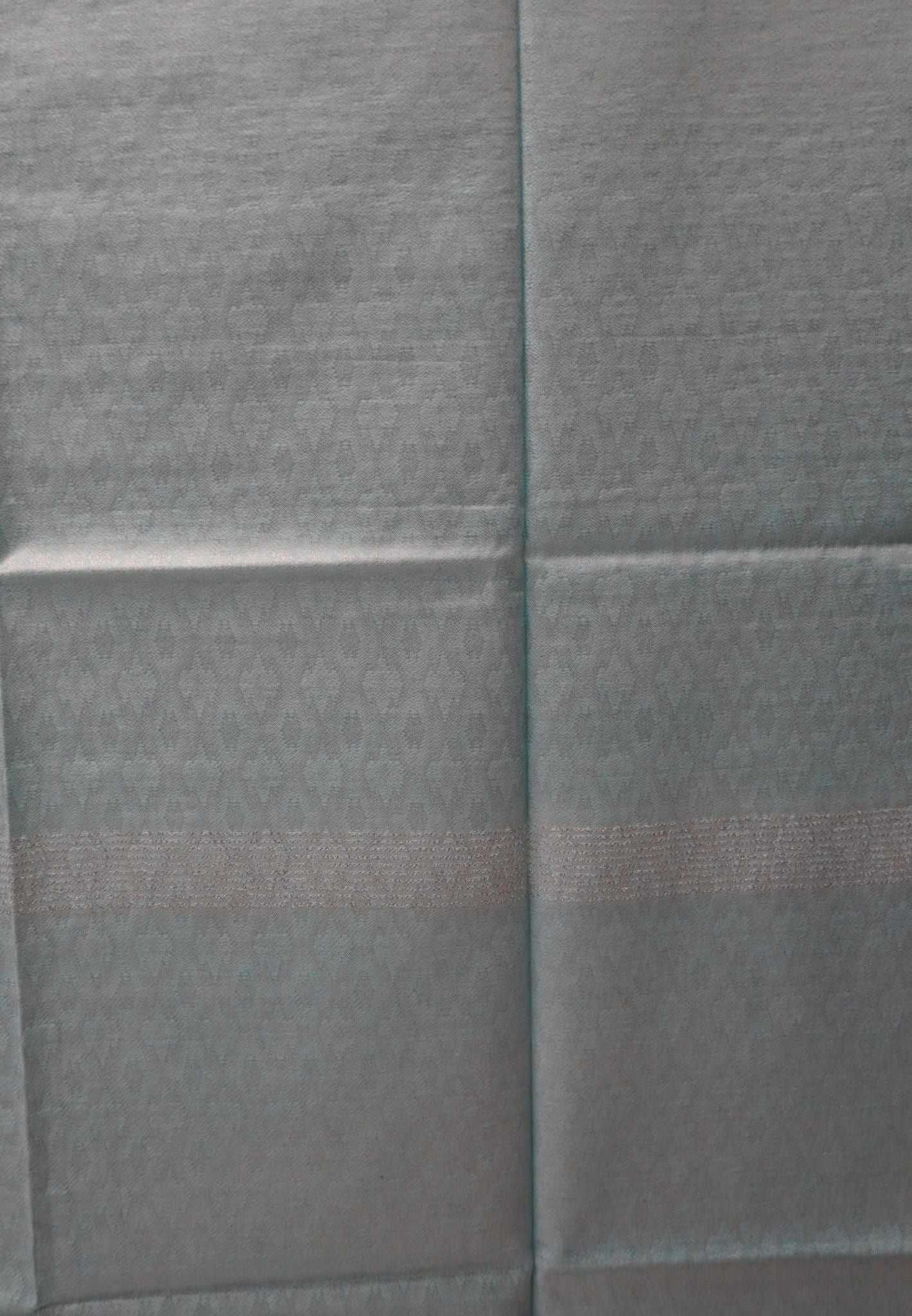 Bhagalpur Cotton Saree -Sea Blue