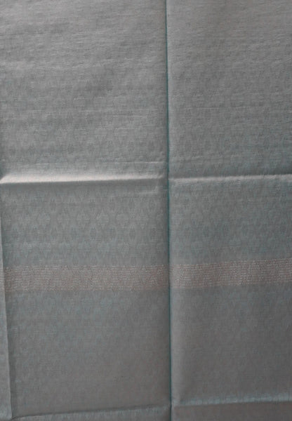 Bhagalpur Cotton Saree -Sea Blue