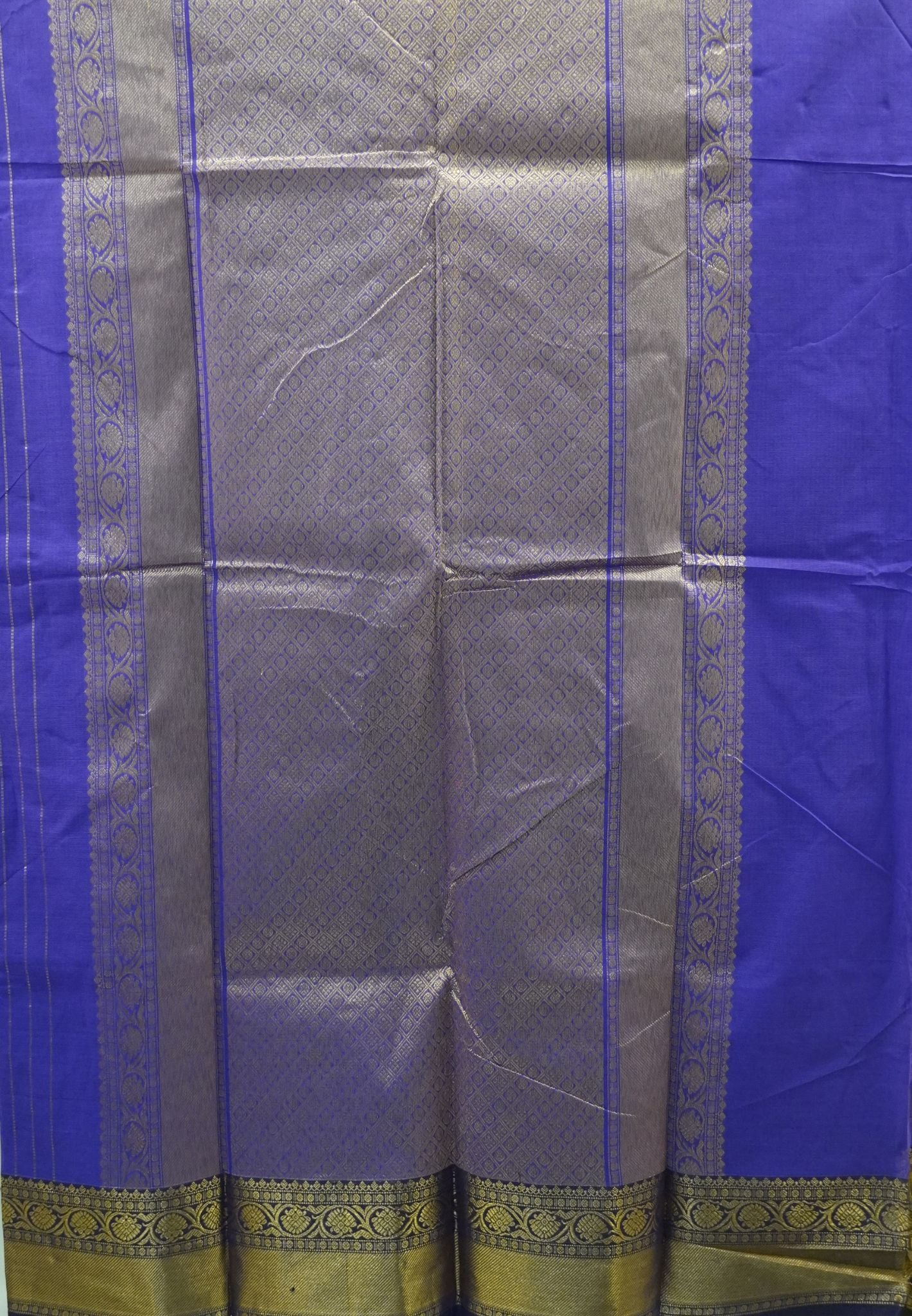 Chettinad Cotton Saree-Violet