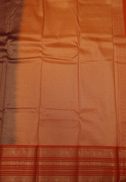 Budget Kanchipuram Saree-Maroon with Contrast Varisapet Border