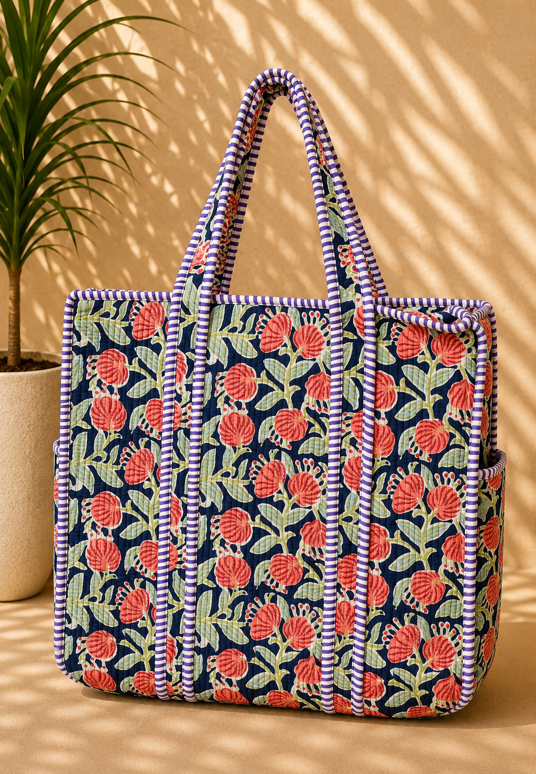 Tote Bag-Space Blue